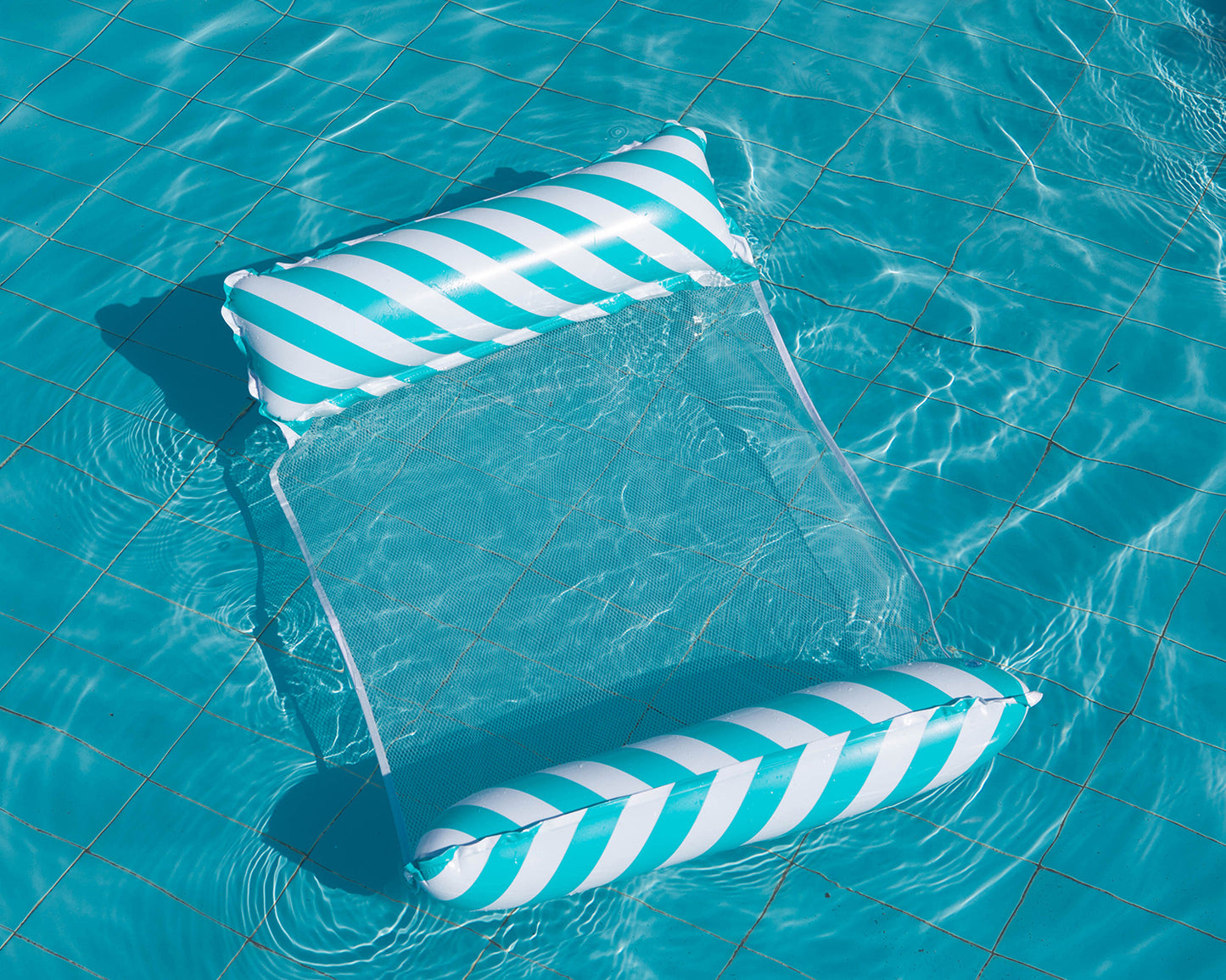 Foldable Inflatable Water Deck Chair Floating Bed