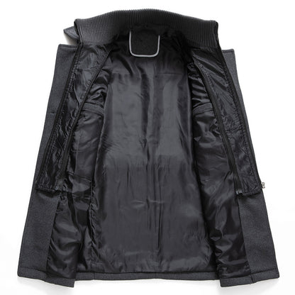 Men's Turtleneck Zip Winter Jacket