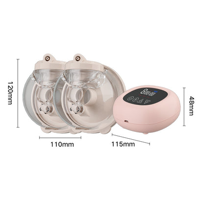 Outdoor Portable All-in-One Wearable Electric Breast Pump