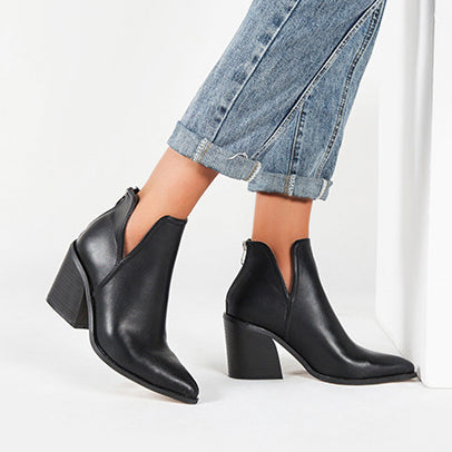 Women's Martin Boots Pointed Toe Boots