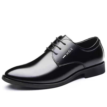 Men'S Casual Business Pointed Toe Leather Shoes