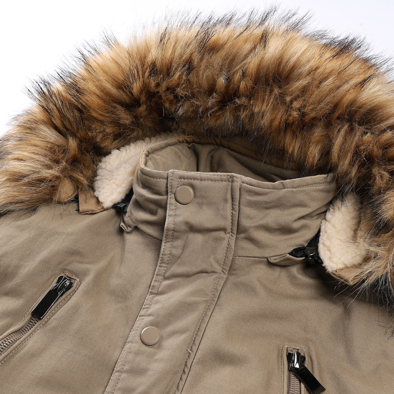 Men's Thick Warm Winter Jacket Outdoor Parka