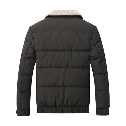 Men's Sherpa Lapel Winter Jacket