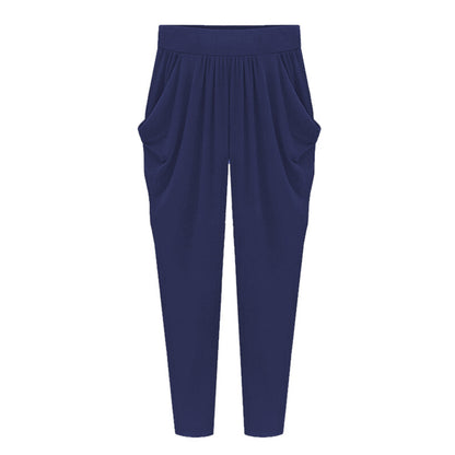Women's Solid Color Loose Casual Pants