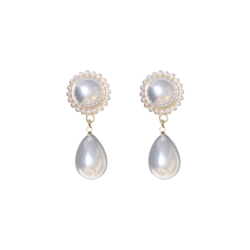 Drop Pearl Earrings