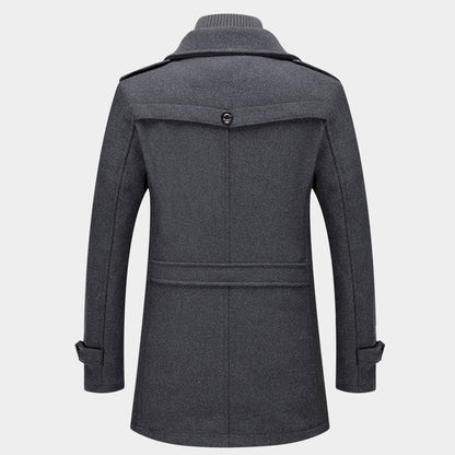 Men's Turtleneck Zip Winter Jacket