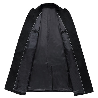Men's Double Breasted Cardigan Wool Jacket