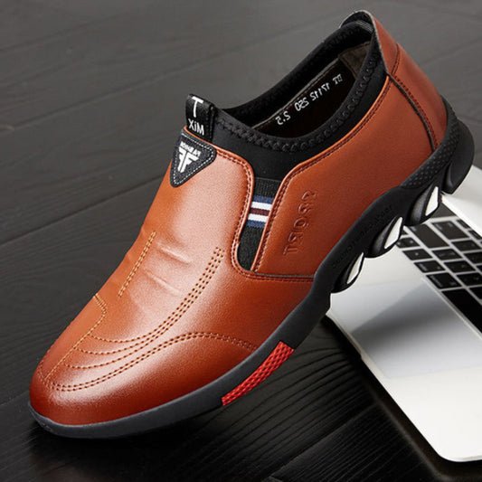 Men's Breathable Soft Casual Leather Shoes