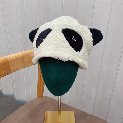 Cute Winter Panda Furry Hat