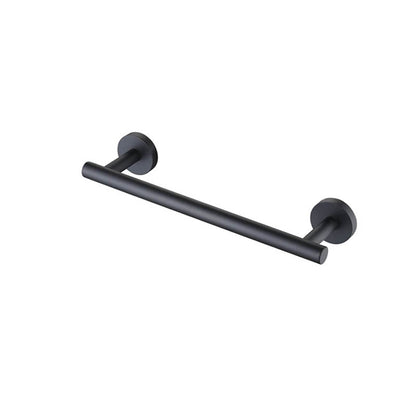 12 inch matte black towel holder bathroom towel rack kitchen dishcloth rack