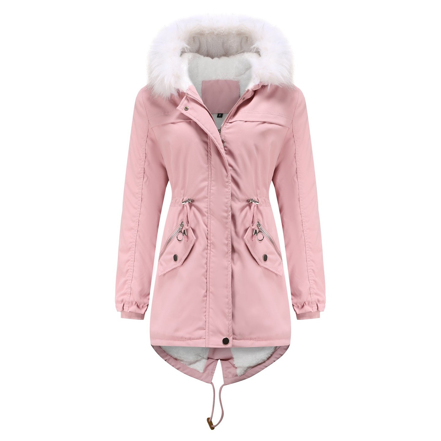 Women's Cotton Coat Fur Collar Loose Winter Jacket