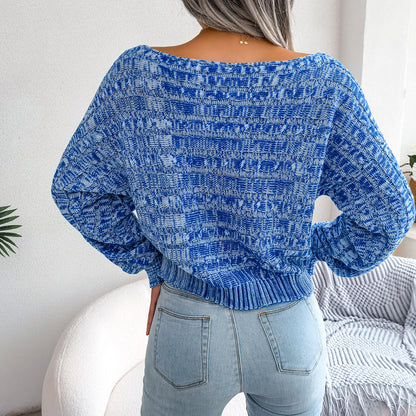 Casual Loose Off-Shoulder Sweater For Women