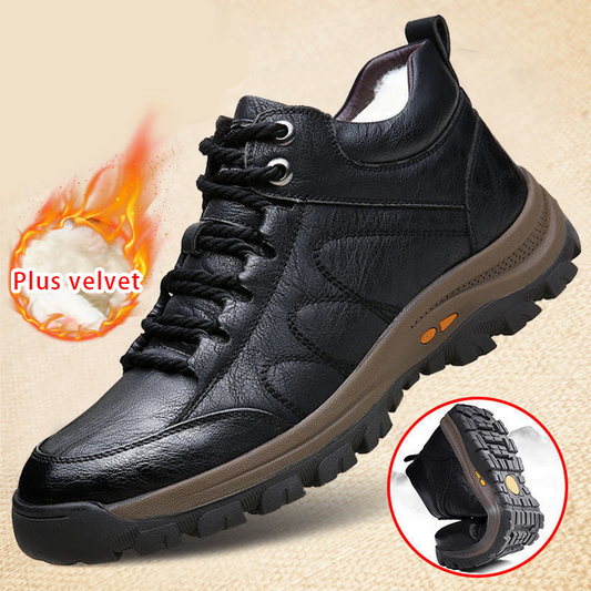 Men Plus Cashmere Warm Sports Shoes Hiking Shoes