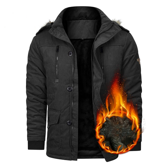 Men's Winter Lined Fleece Jacket