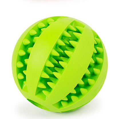 Dog Rubber Ball Pet Chewing Molar Snack Toy