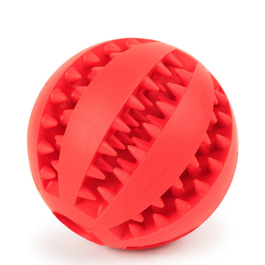 Dog Rubber Ball Pet Chewing Molar Snack Toy
