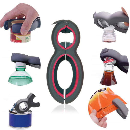 6-In-1 Multi Opener Bottle Opener Bottle Opener