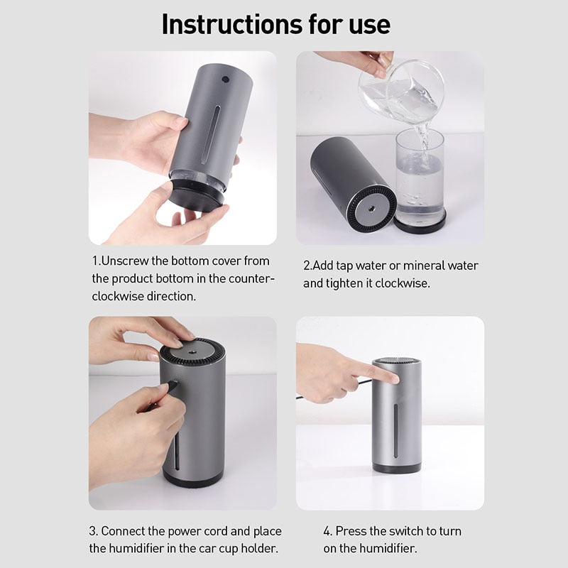 Mute Moisturizing And Atomizing Portable Diffuser Oil Humidifier
