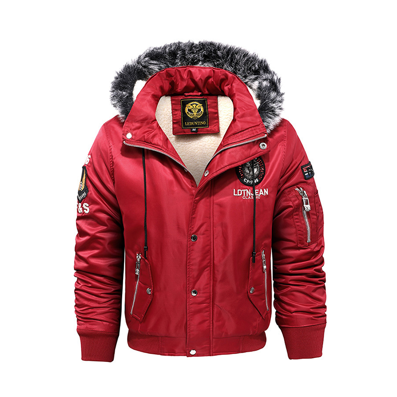 Men's Fleece Outdoor Sports Hooded Jacket