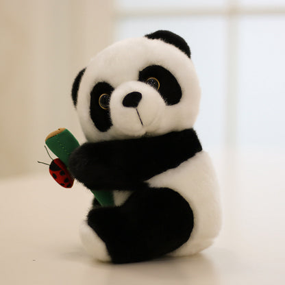 Cute Panda Bamboo Doll Gift Doll