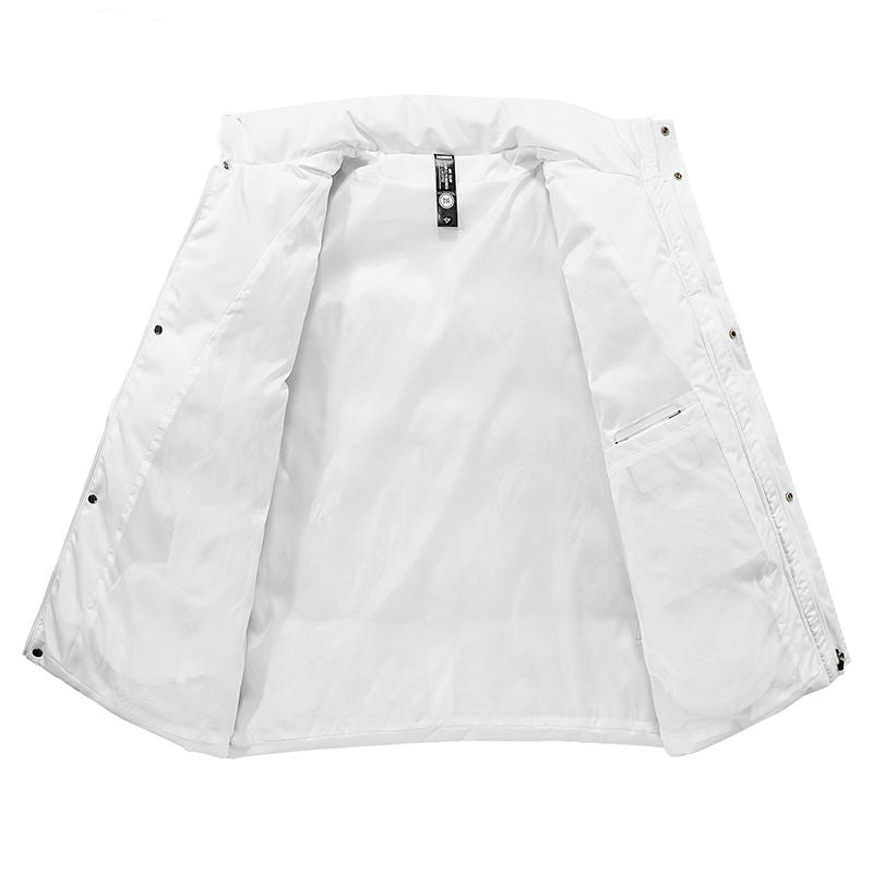 Unisex Stand Collar Padded Winter Jacket