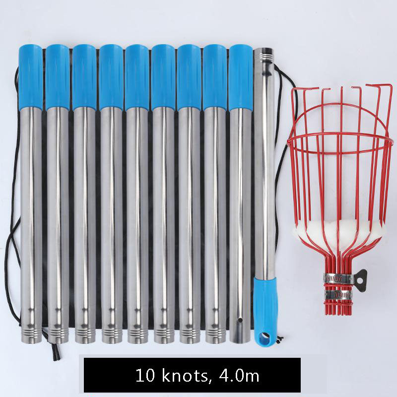 Detachable Stainless Steel Rod High-altitude Fruit Picker