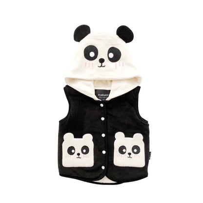 Cute Children Panda Cartoon Vest Jacket