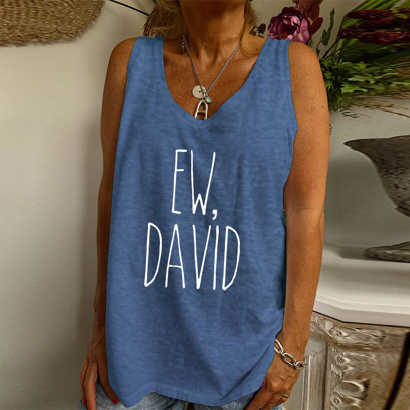 Women's Casual EW,DAVID Tank
