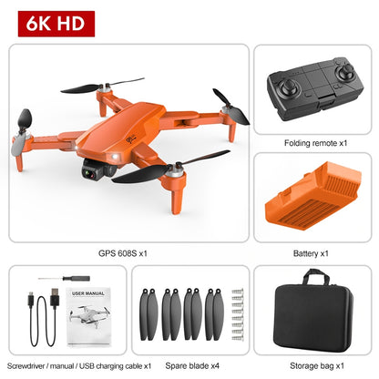 6K Dual Camera Drone 5G Signal GPS Foldable UAV Drone