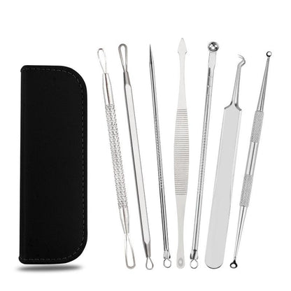 7 Pcs Blackhead Removal Kit Comedone Acne Extractor Tool