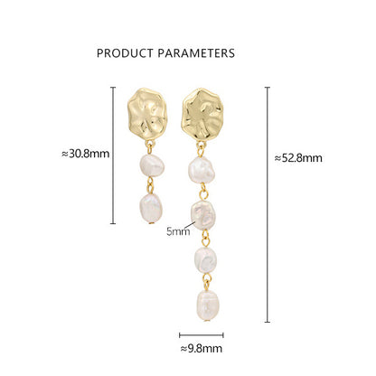 925 Silver Freshwater Pearl Earrings