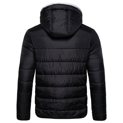 Hooded Regular Fit Cotton Jacket For Men
