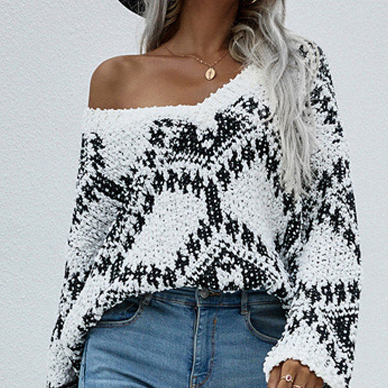 Women's Knitted Pullover Sweater