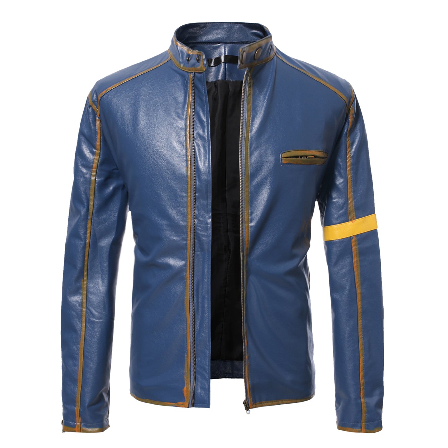 Men's Casual Motorcycle Leather Jacket