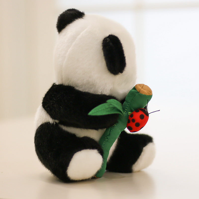 Cute Panda Bamboo Doll Gift Doll