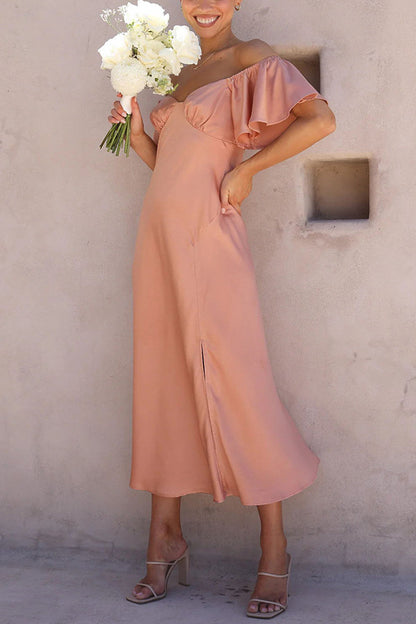Women's Off-Shoulder Maxi Dress