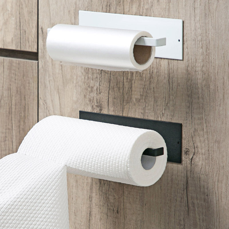 Sticky Paper Roll 304 Stainless Steel Kitchen Wall-mounted Paper Towel Holder