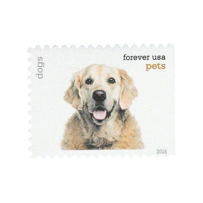 (2016) USPS Pets Stamps First-Class Mail Forever