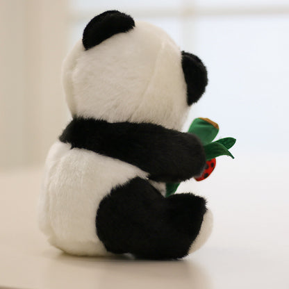 Cute Panda Bamboo Doll Gift Doll