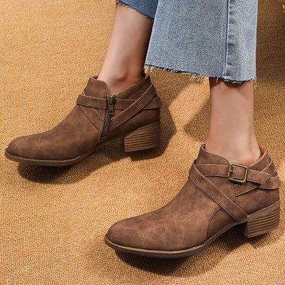 Women's Fall Vintage Plush Boots
