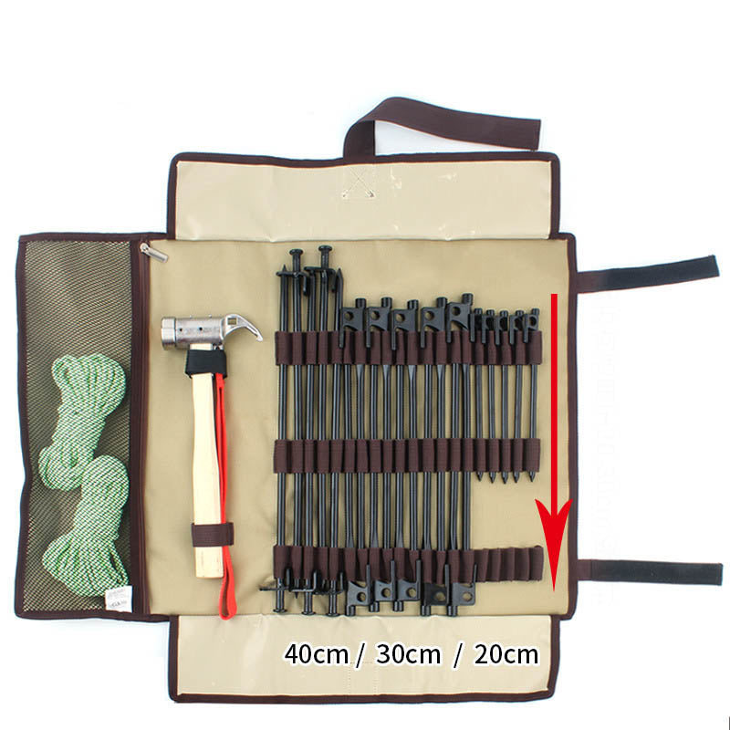 Outdoor Camping Ground Nail Hammer Portable Storage Bag