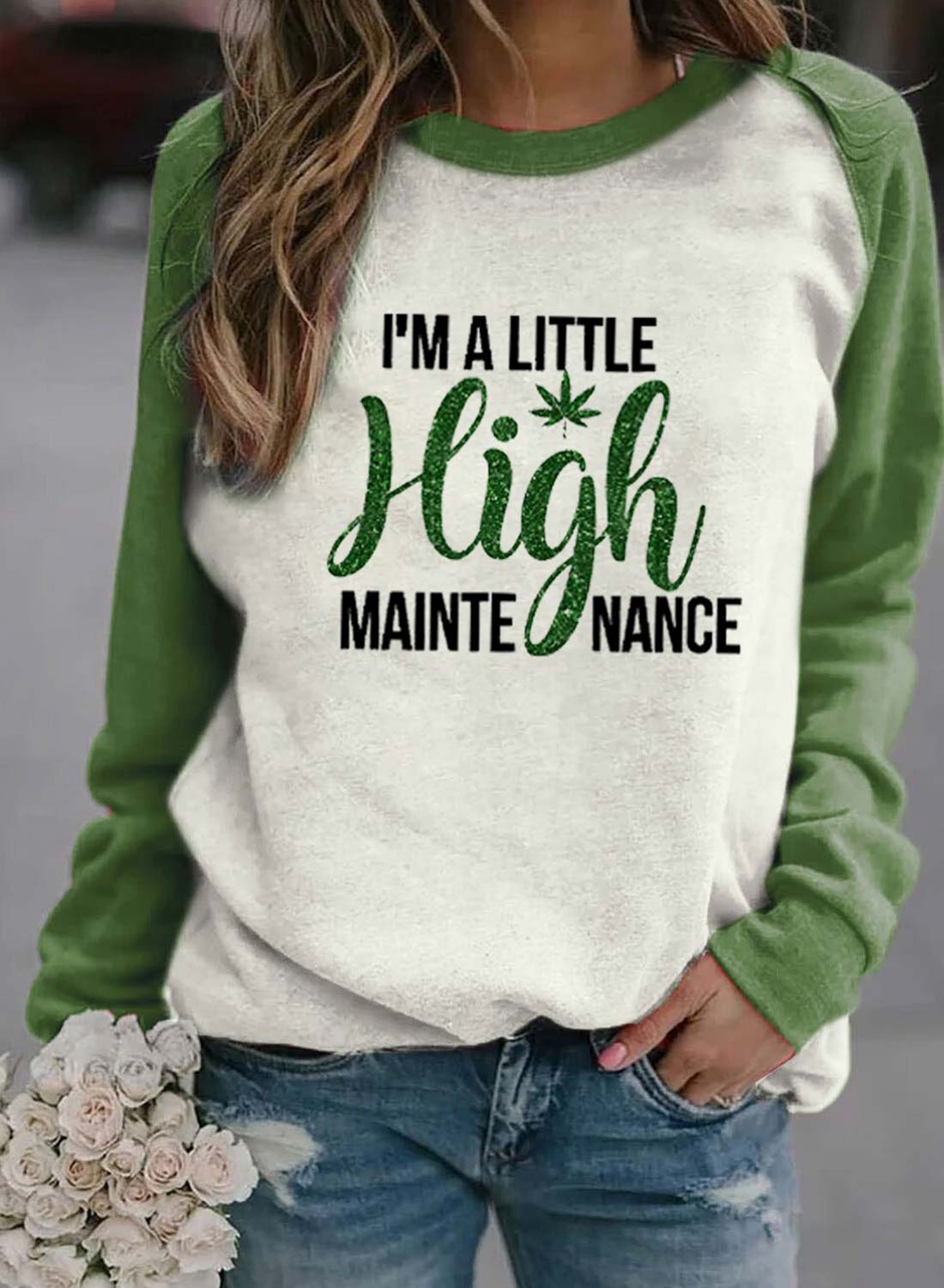 Women's I’m A Litter High Maintenance Sweatshirt