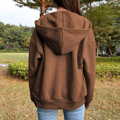 Women's Outdoor Casual Hooded Cardigan Jacket