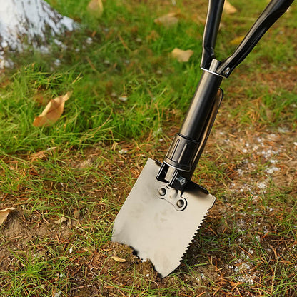 Outdoor Folding Shovel Camping Out Fishing Multifunctional Shovel