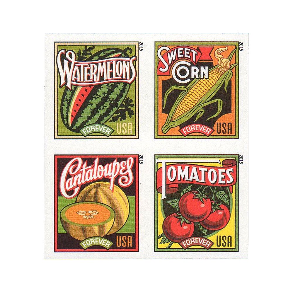 (2015) USPS Summer Harvest Forever Stamps