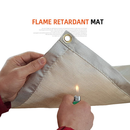 Outdoor Camping Fireproof Cloth Picnic Barbecue Heat Insulation Pad