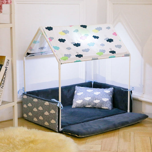 Comfortable Foldable Family Pet House Dog Tent Bed