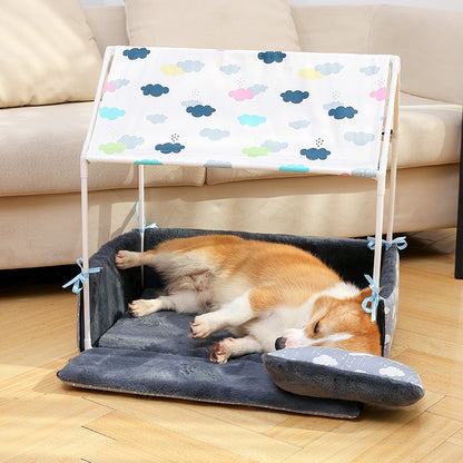 Comfortable Foldable Family Pet House Dog Tent Bed