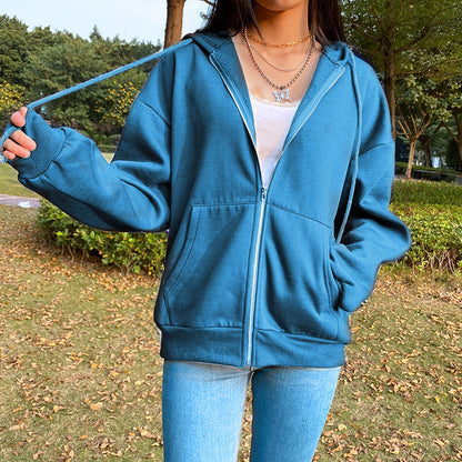 Women's Outdoor Casual Hooded Cardigan Jacket