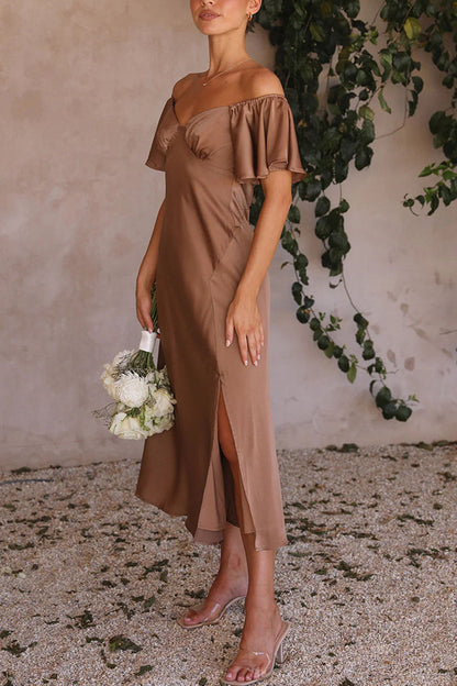 Women's Off-Shoulder Maxi Dress